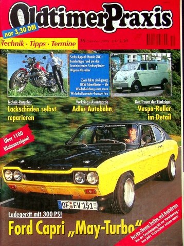 Deckblatt Oldtimer Praxis (10/2000)